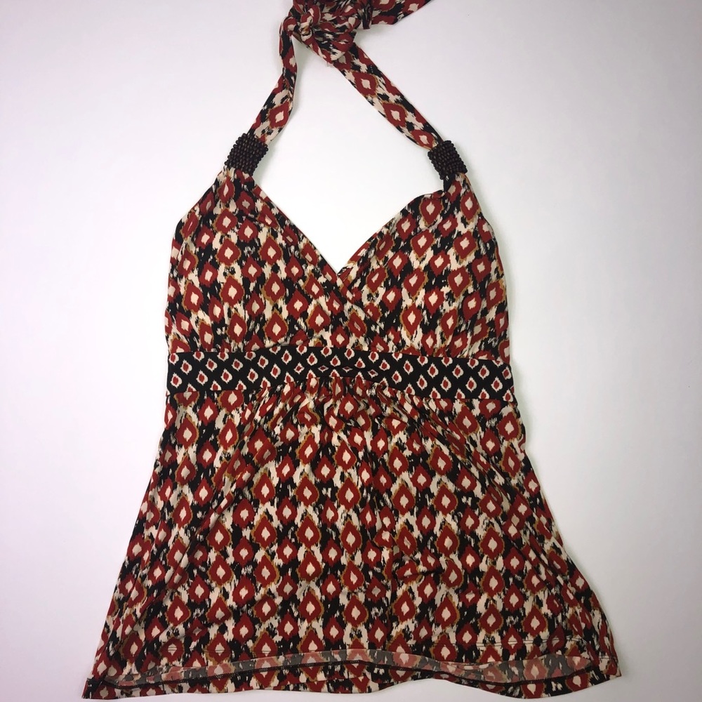 Apt 9 Camisole In Black/Red/Cream Size L NWT